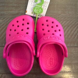 Baby girl crocs